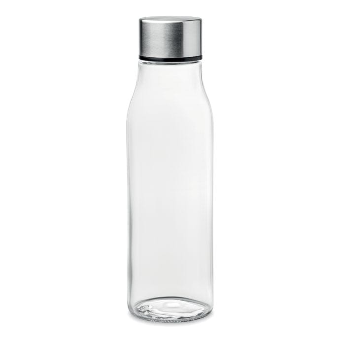 Bottiglia in vetro da 500ml trasparente - personalizzabile con logo