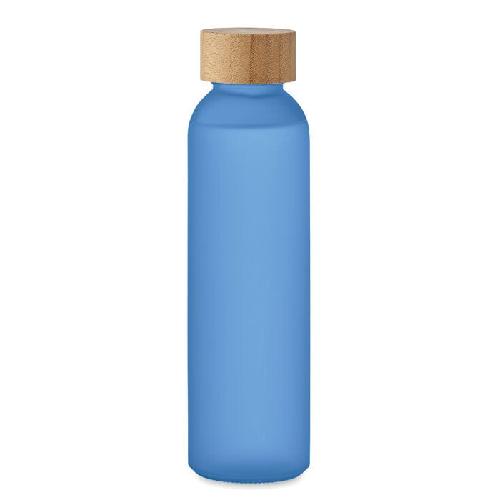 Bottiglia in vetro smerigliato - personalizzabile con logo