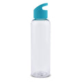 Bottiglia Loop transparent R-PET 600ml Trasparente / azzurro - personalizzabile con logo