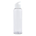 Bottiglia Loop transparent R-PET 600ml Trasparente / Bianco - personalizzabile con logo