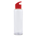 Bottiglia Loop transparent R-PET 600ml Trasparente / Rosso - personalizzabile con logo