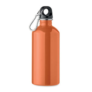 Bottiglia monostrato 500ml Inox riciclato Arancio - personalizzabile con logo