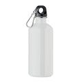 Bottiglia monostrato 500ml Inox riciclato Bianco - personalizzabile con logo