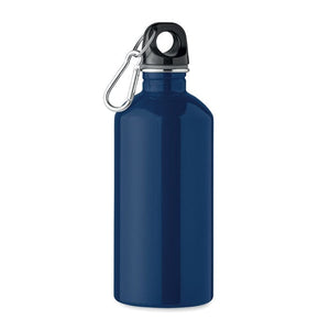Bottiglia monostrato 500ml Inox riciclato blu navy - personalizzabile con logo