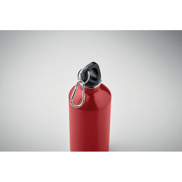 Bottiglia monostrato 500ml Inox riciclato - personalizzabile con logo