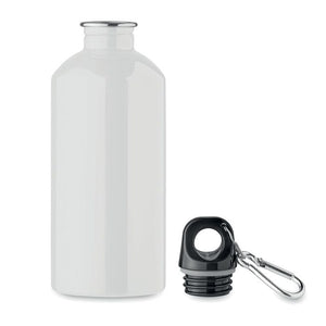 Bottiglia monostrato 500ml Inox riciclato - personalizzabile con logo