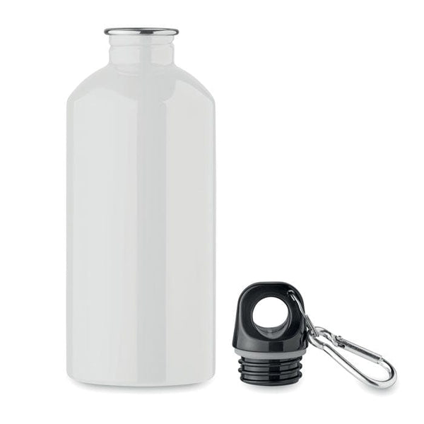 Bottiglia monostrato 500ml Inox riciclato - personalizzabile con logo