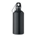 Bottiglia monostrato 500ml Inox riciclato Nero - personalizzabile con logo