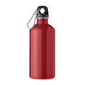 Bottiglia monostrato 500ml Inox riciclato Rosso - personalizzabile con logo