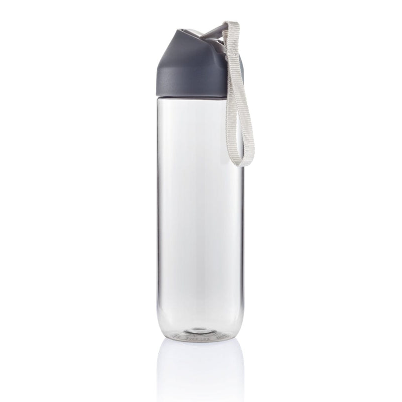 Bottiglia Neva in Tritan grigio scuro - personalizzabile con logo