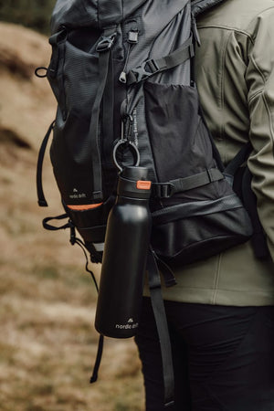 Bottiglia Nordic Drift Trail RCS 750ML nero - personalizzabile con logo