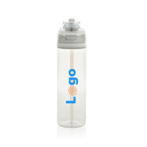 Bottiglia Omni Sip in rPET RCS 800ml bianco - personalizzabile con logo