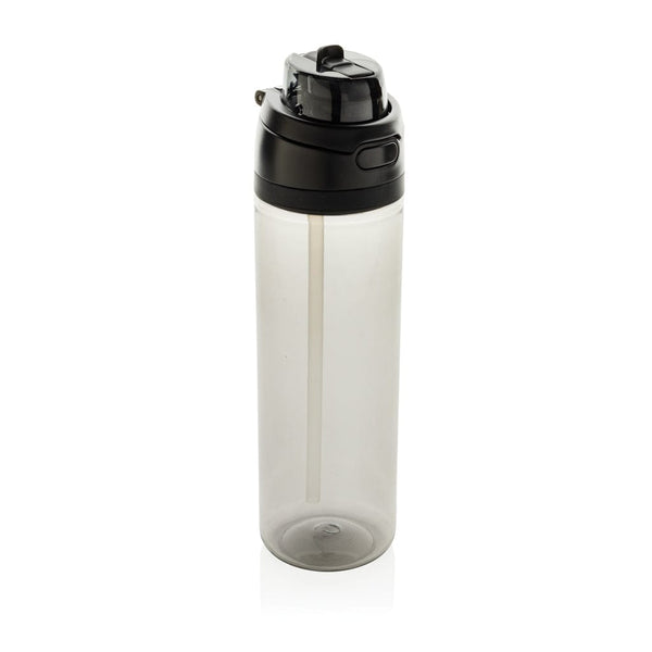 Bottiglia Omni Sip in rPET RCS 800ml nero - personalizzabile con logo