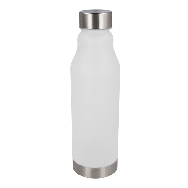 Bottiglia R-PET effetto ghiaccio 600ml - personalizzabile con logo