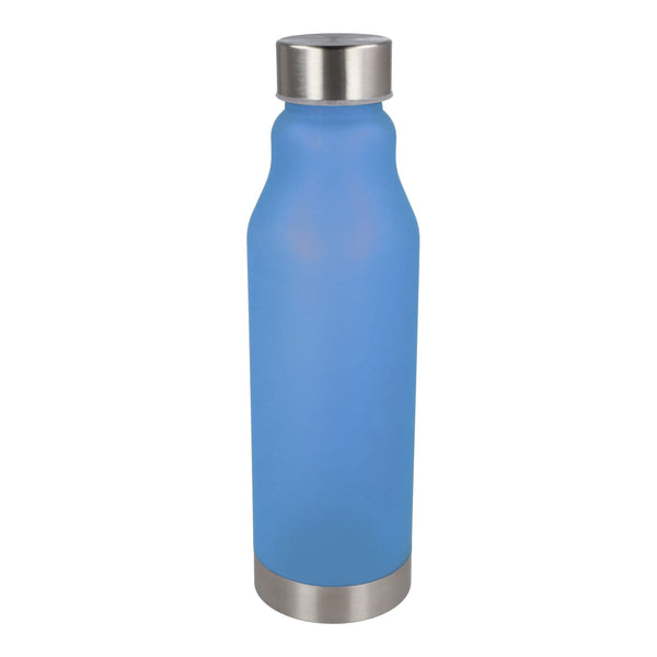 Bottiglia R-PET effetto ghiaccio 600ml - personalizzabile con logo
