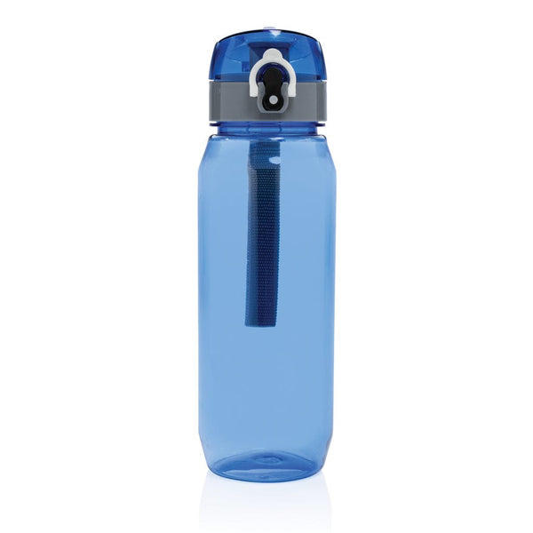 Bottiglia richiudibile Yade in RPET RCS antigoccia - personalizzabile con logo