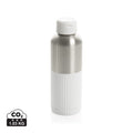 Bottiglia Ripple con manico in rAcciaio RCS 750ML bianco - personalizzabile con logo