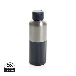 Bottiglia Ripple con manico in rAcciaio RCS 750ML blu navy - personalizzabile con logo