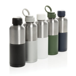 Bottiglia Ripple con manico in rAcciaio RCS 750ML - personalizzabile con logo
