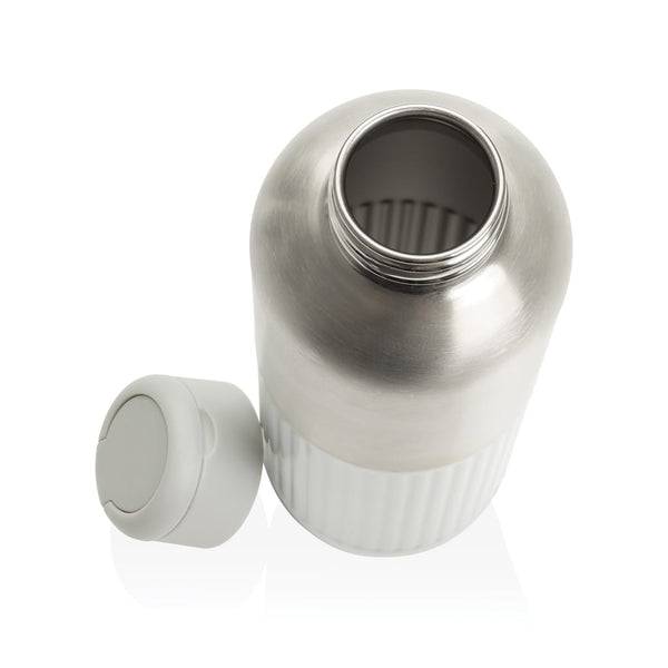 Bottiglia Ripple con manico in rAcciaio RCS 750ML - personalizzabile con logo