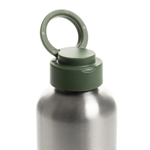 Bottiglia Ripple con manico in rAcciaio RCS 750ML - personalizzabile con logo