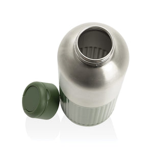 Bottiglia Ripple con manico in rAcciaio RCS 750ML - personalizzabile con logo