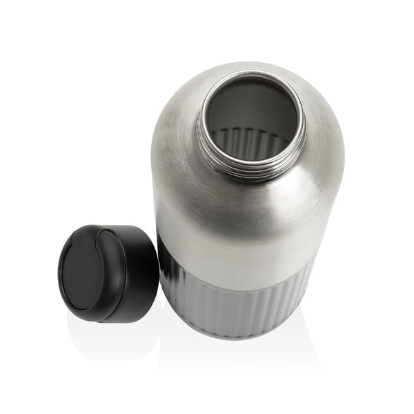 Bottiglia Ripple con manico in rAcciaio RCS 750ML - personalizzabile con logo