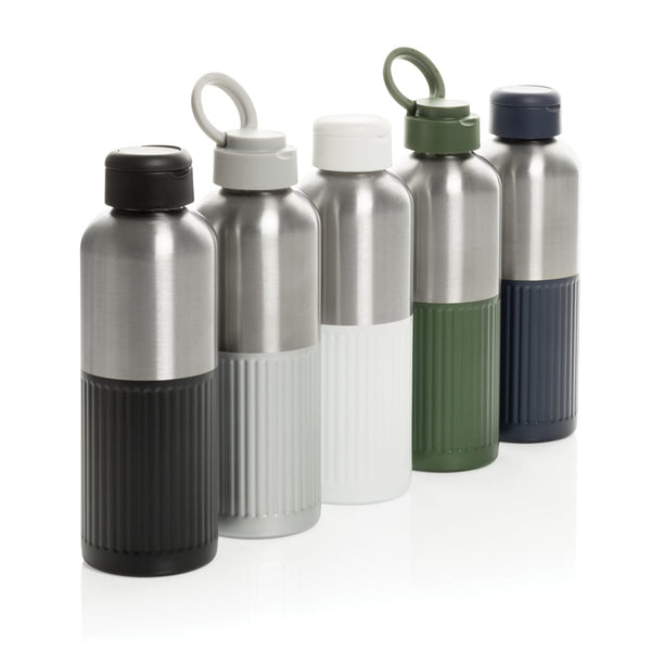 Bottiglia Ripple con manico in rAcciaio RCS 750ML - personalizzabile con logo