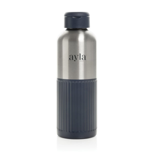 Bottiglia Ripple con manico in rAcciaio RCS 750ML - personalizzabile con logo