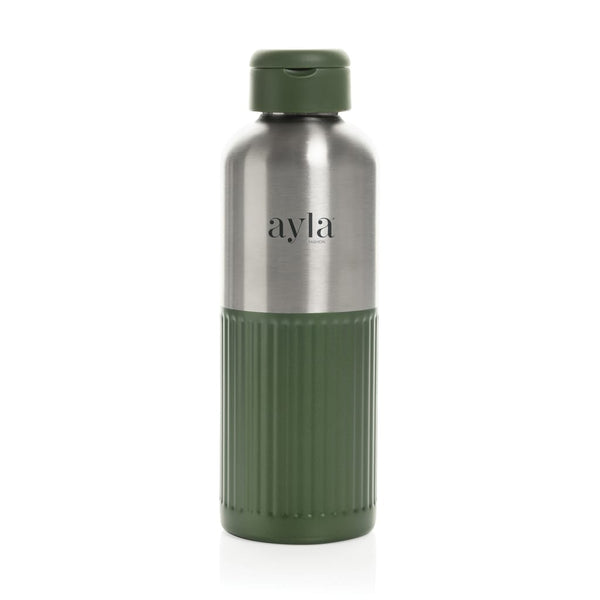 Bottiglia Ripple con manico in rAcciaio RCS 750ML - personalizzabile con logo
