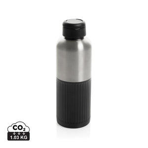 Bottiglia Ripple con manico in rAcciaio RCS 750ML nero - personalizzabile con logo