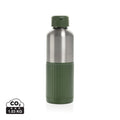 Bottiglia Ripple con manico in rAcciaio RCS 750ML verde - personalizzabile con logo
