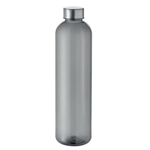 Bottiglia RPET 1000ml trasparente grigio - personalizzabile con logo