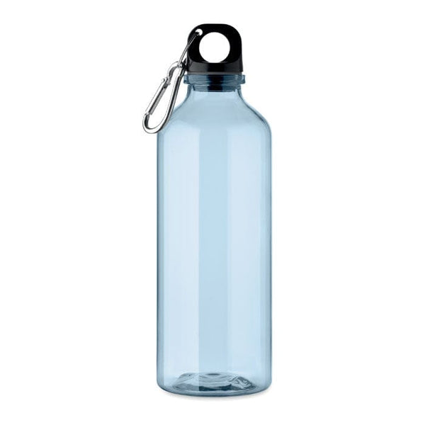 Bottiglia RPET 500ml trasparente azzurro - personalizzabile con logo