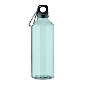Bottiglia RPET 500ml trasparente verde calce - personalizzabile con logo