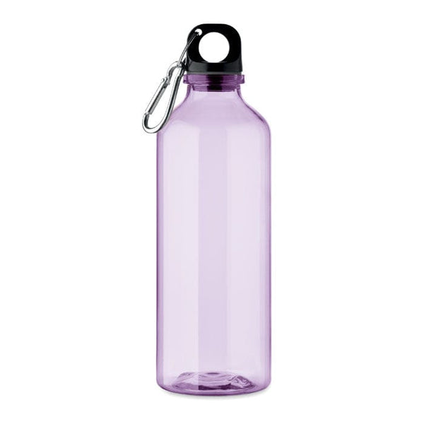 Bottiglia RPET 500ml trasparente viola - personalizzabile con logo