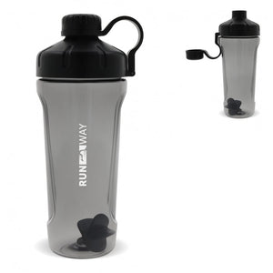 Bottiglia shaker XL 900ml Nero - personalizzabile con logo