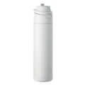 Bottiglia singolo strato 650 ml RE-INOX Bianco - personalizzabile con logo