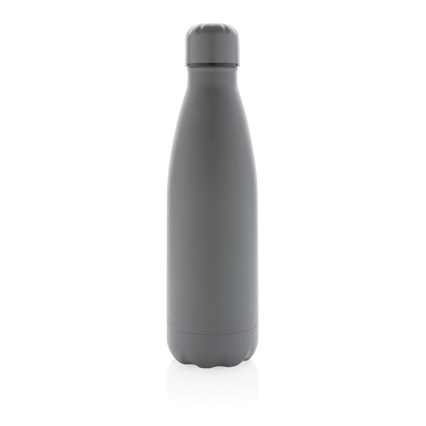 Bottiglia sottovuoto in acciaio tinta unita 500ml - personalizzabile con logo