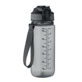 Bottiglia sport 700ml con misurino grigio - personalizzabile con logo