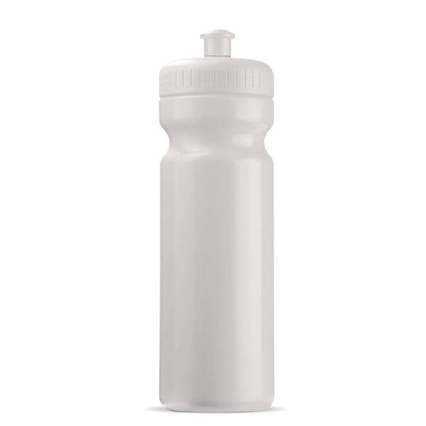 Bottiglia sport Bio 750 ml bianco - personalizzabile con logo