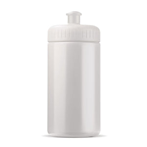 Bottiglia sport classic 500ml Bianco - personalizzabile con logo
