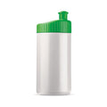 Bottiglia sport Design 500ml Bianco / verde - personalizzabile con logo