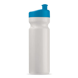 Bottiglia sport Design 750ml Bianco / blu - personalizzabile con logo