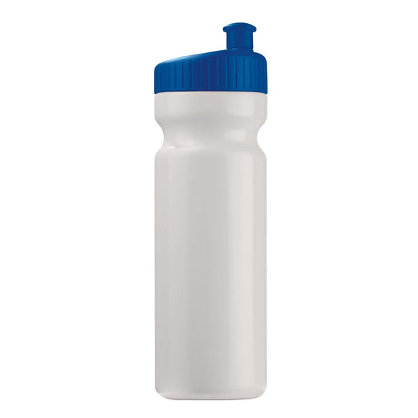 Bottiglia sport Design 750ml Bianco / blu navy - personalizzabile con logo