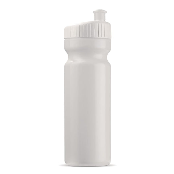 Bottiglia sport Design 750ml Bianco - personalizzabile con logo