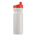 Bottiglia sport Design 750ml Bianco / Rosso - personalizzabile con logo