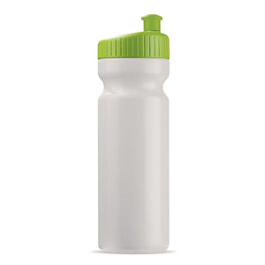 Bottiglia sport Design 750ml Bianco/ verde calce - personalizzabile con logo