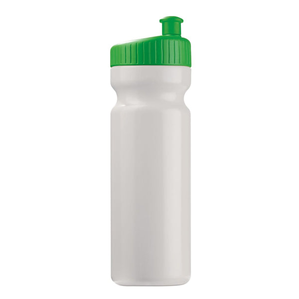 Bottiglia sport Design 750ml Bianco / verde - personalizzabile con logo