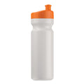 Bottiglia sport Design 750ml White / arancione - personalizzabile con logo